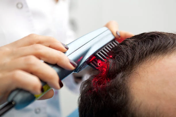 Tratamento capilar com laser